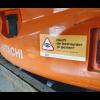 Nieuwe extra waarschuwingsstickers op werfmachines