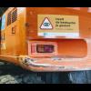 Nieuwe extra waarschuwingsstickers op werfmachines