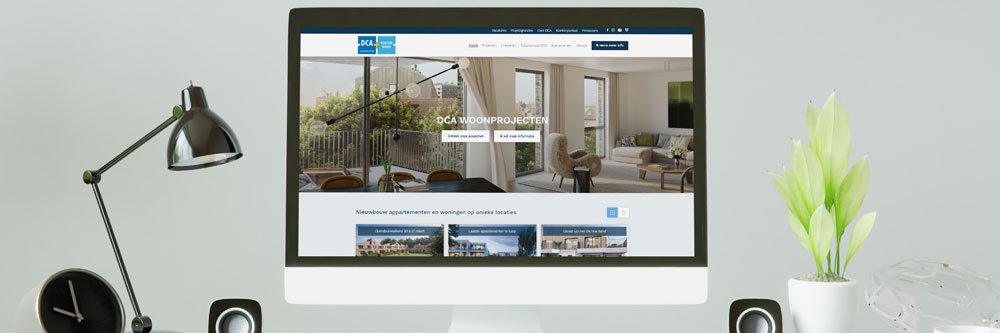Nieuwe website voor DCA Woonprojecten