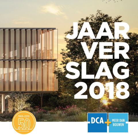 Cover van het DCA jaarverslag 2018