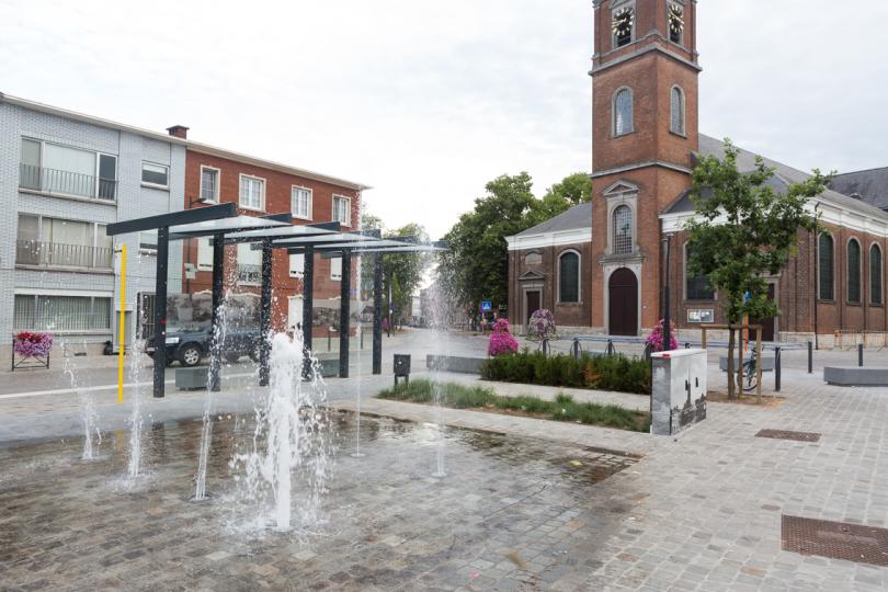 Niel “Dorpsplein, Berthoutstraat, ..."