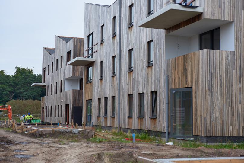 Buitenkant woonwijk Heikant in Essen | DCA