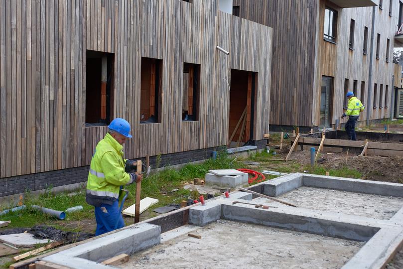 Buitenkant woonwijk Heikant in Essen | DCA