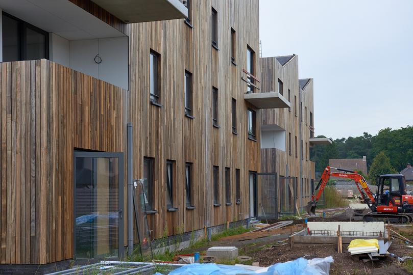 Buitenkant woonwijk Heikant in Essen | DCA