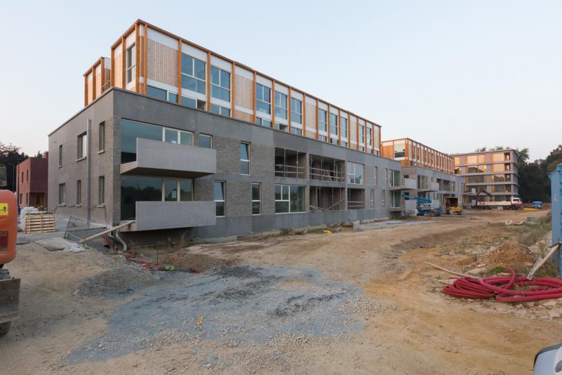 Buitenkant project "Midden" in Boechout