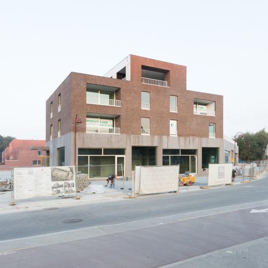 Buitenkant project "Midden" in Boechout