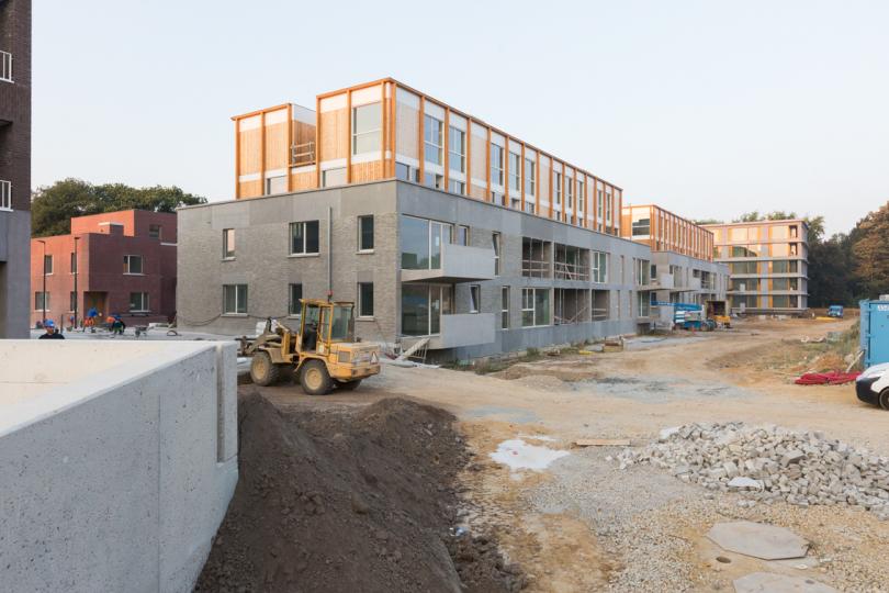 Buitenkant project "Midden" in Boechout
