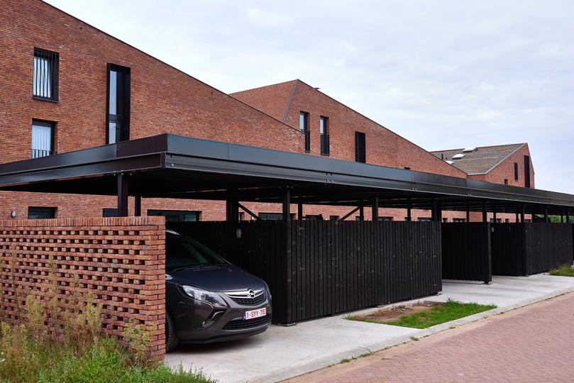 Het afgewerkte project in de Lelielaan in Hemiksem