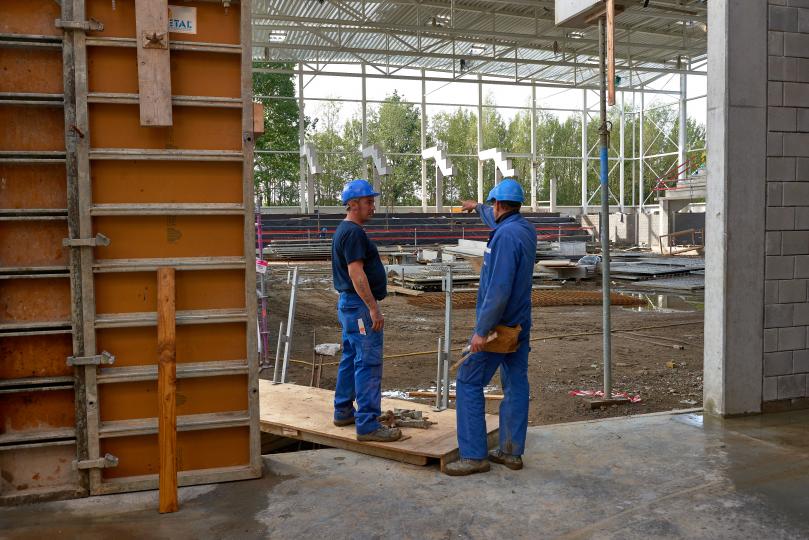 Ruwbouw Sporthal Meerminnen in Beveren | DCA Ruwbouw Sporthal Meerminnen in Beveren | DCA