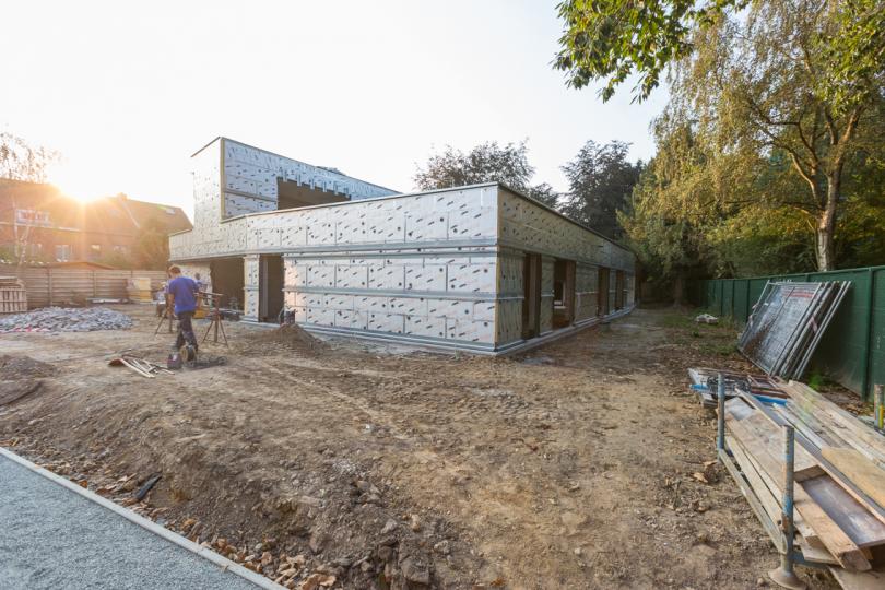Ruwbouw politiekantoor & crèche in Boechout | DCA
