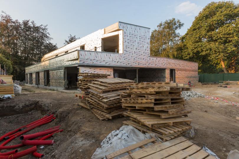 Ruwbouw politiekantoor & crèche in Boechout | DCA