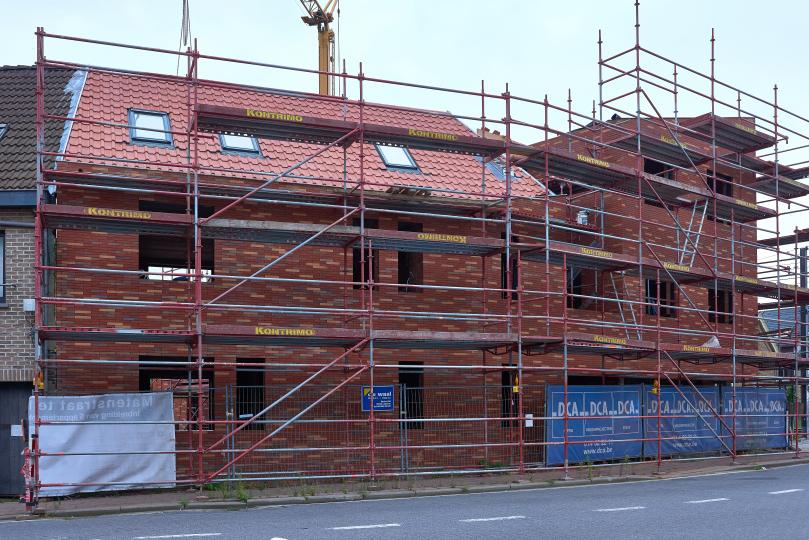 Ruwbouw sociale appartementen Matenstraat in Niel | DCA