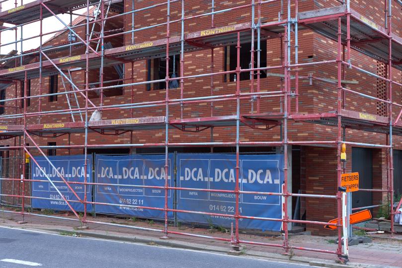 Ruwbouw sociale appartementen Matenstraat in Niel | DCA