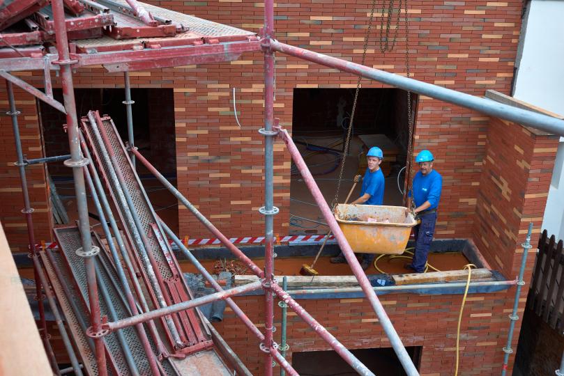 Ruwbouw sociale appartementen Matenstraat in Niel | DCA