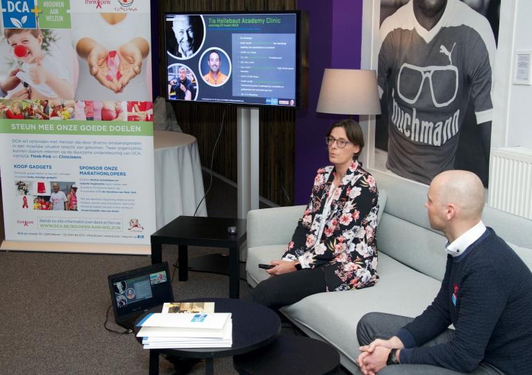Persmoment Premium Partnership met Tia Hellebaut Academy