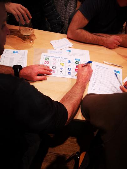 Een tussenronde op de DCA familiequiz 2019 in De Djoelen