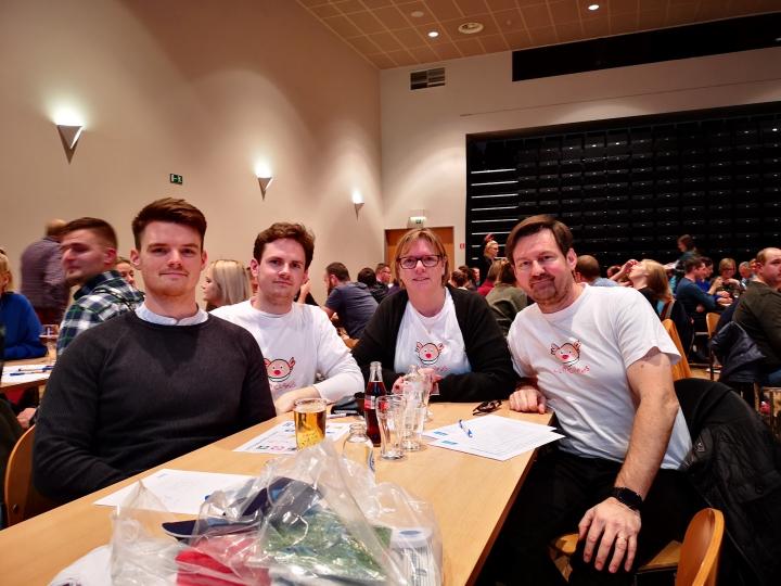 Team Cliniclowns op de DCA Familiequiz 2019 in De Djoelen