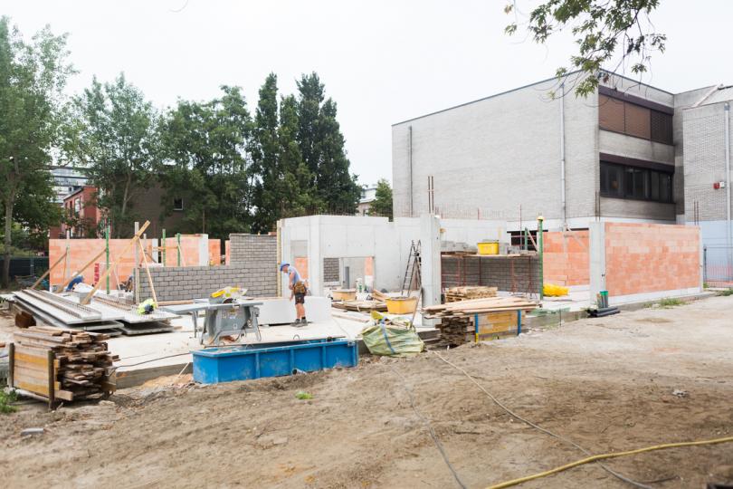 De werf van BSGO Laerhof in Merksem