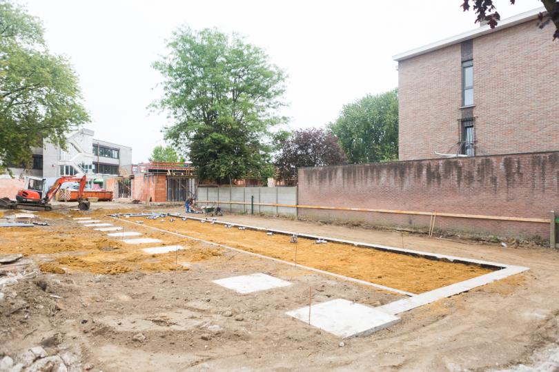 Funderingswerken van BSGO Laerhof in Merksem