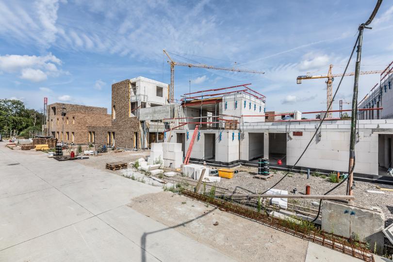 Akkerlaan Willebroek P3 ruwbouw voorgevels Akkerlaan Willebroek P3 ruwbouw voorgevels
