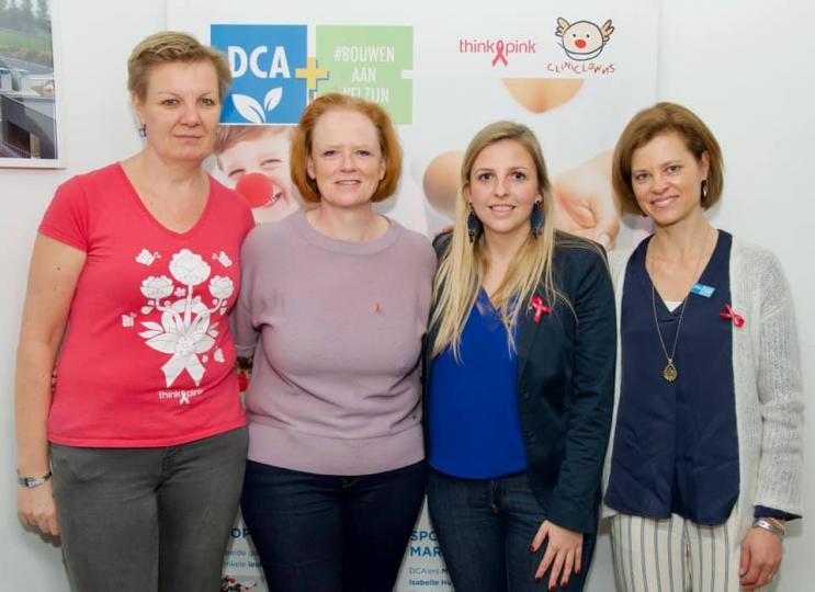 Think Pink supporterde mee voor K.F.C.O. Beerschot Wilrijk