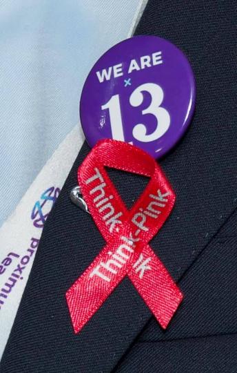 Think Pink supporterde mee voor K.F.C.O. Beerschot Wilrijk