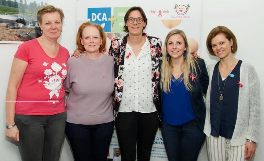 Think Pink supporterde mee voor K.F.C.O. Beerschot Wilrijk