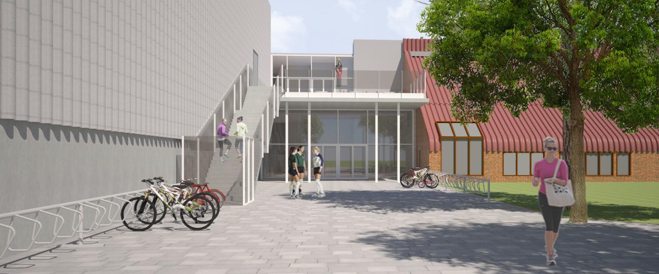 Animatiebeeld Sporthal Meerminnen in Beveren | DCA Animatiebeeld Sporthal Meerminnen in Beveren | DCA