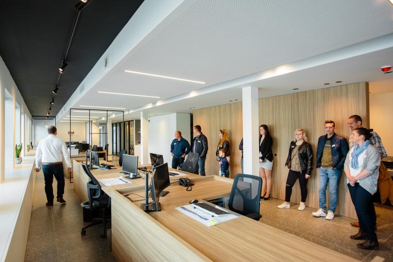 Collega's bezoeken sites in Aarschot en Olen