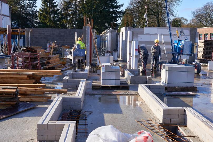 Ruwbouw project Gaudium in Mol | DCA