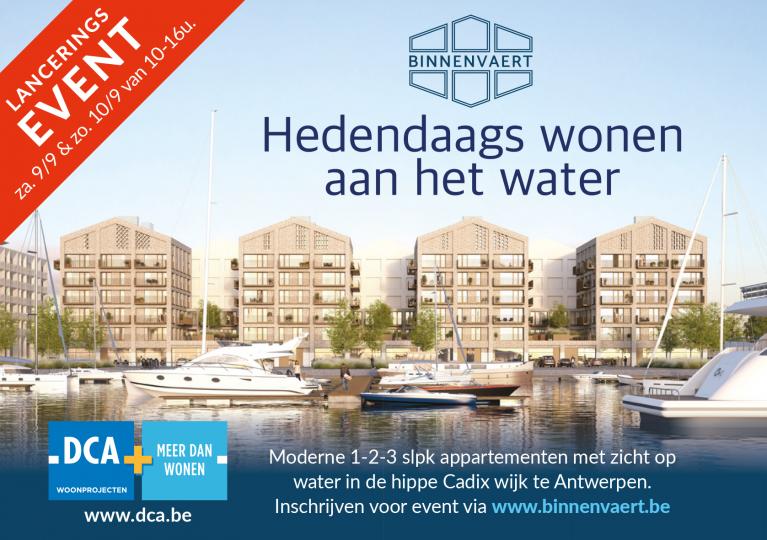  Wonen aan het water in Antwerpen - Lanceringsweekend Binnenvaert! 