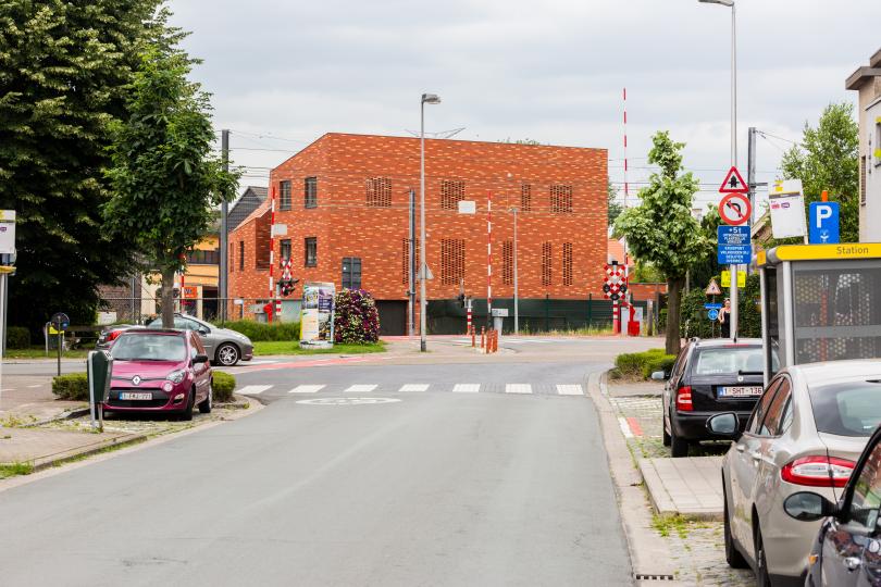 Buitenkant sociale appartementen Matenstraat in Niel | DCA