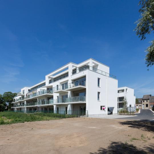 Buitenkant residentie Rietvelden in Kallo | DCA 