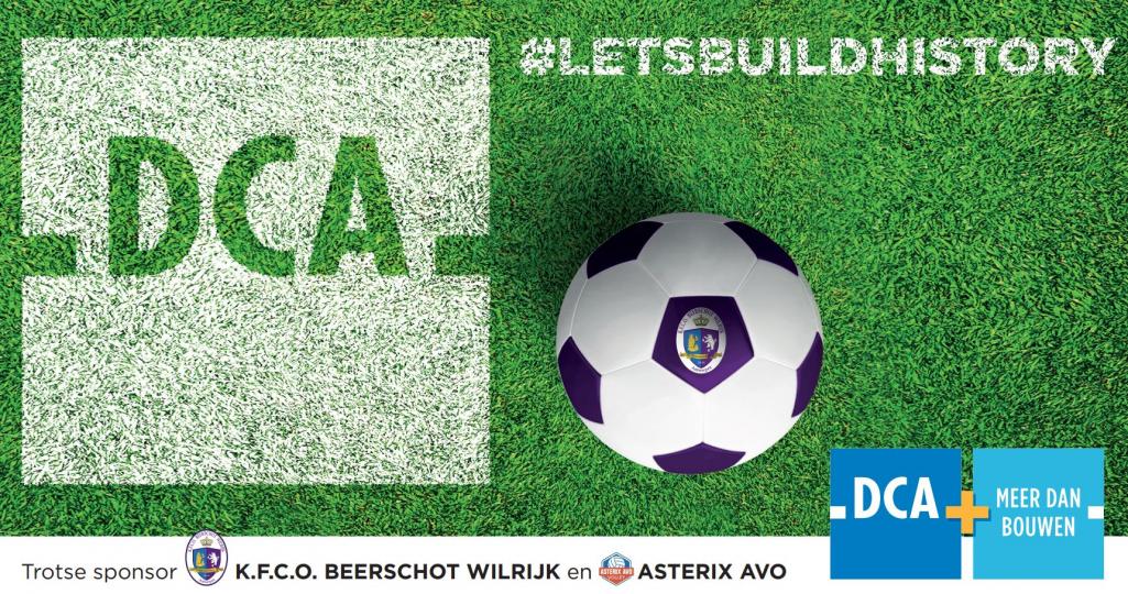 DCA gaat sponsorship aan met K.F.C.O BEERSCHOT WILRIJK