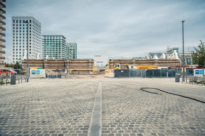 Grootste afgraving in jaren van start aan Antwerpse Eilandje