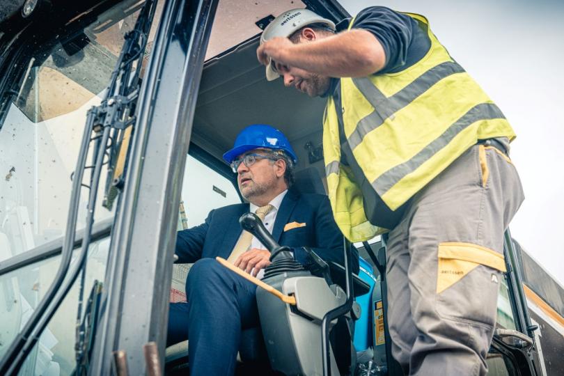 Grootste afgraving in jaren van start aan Antwerpse Eilandje