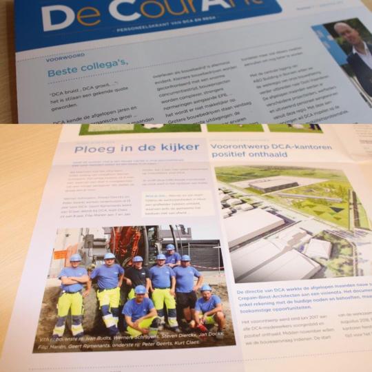 Vers van de pers! De personeelskrant van DCA De CourAnt Vers van de pers! De personeelskrant van DCA De CourAnt