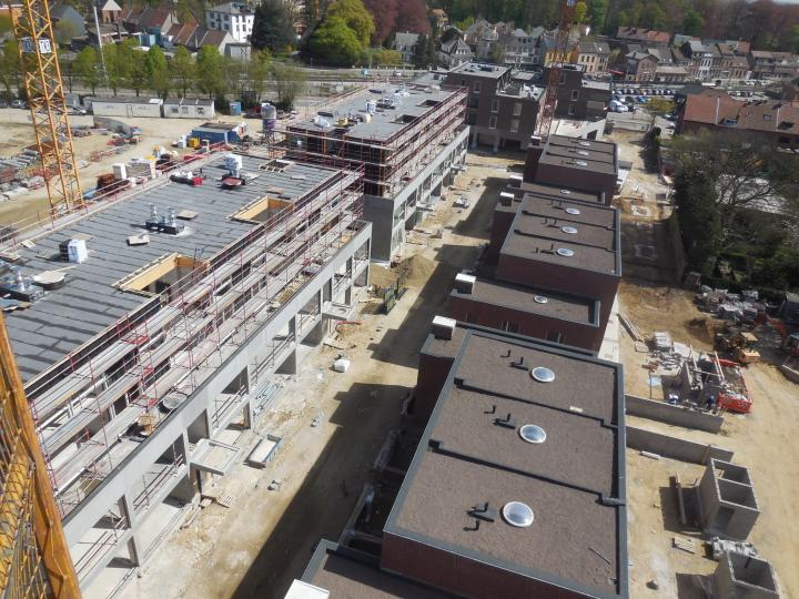 Luchtfoto project "Midden" in Boechout