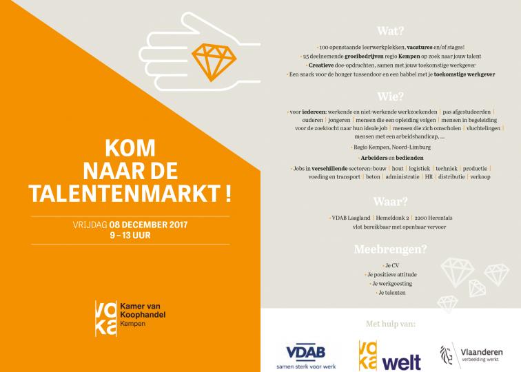 DCA neemt deel aan de talentenmarkt van VOKA Kempen
