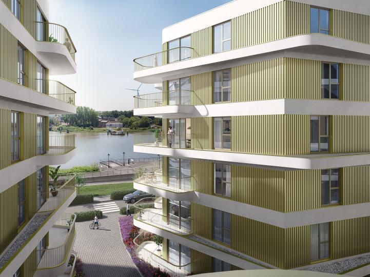 Brig Boom: een van de eerste appartementsgebouwen met eigen mini-waterstofcentrale