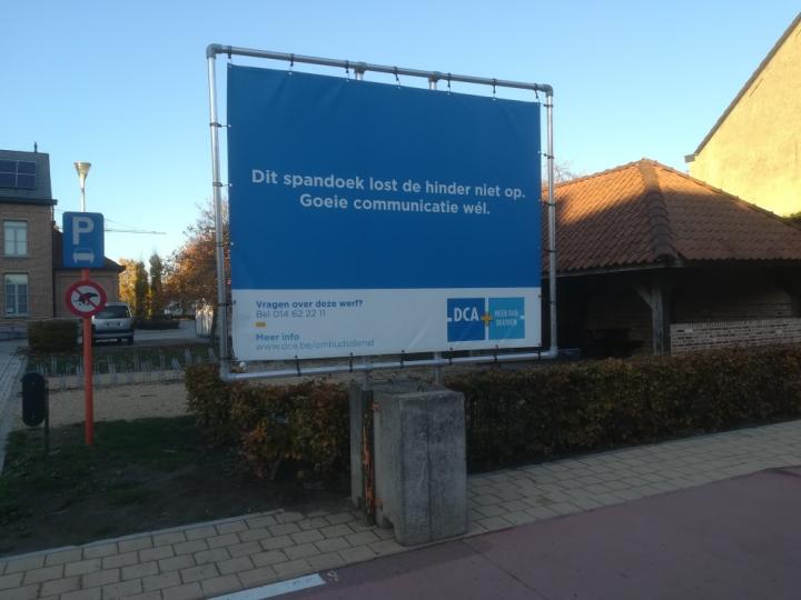 Werfdoek in Hulshout