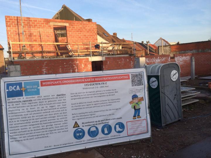 Ruwbouw sociale appartementen Matenstraat in Niel | DCA