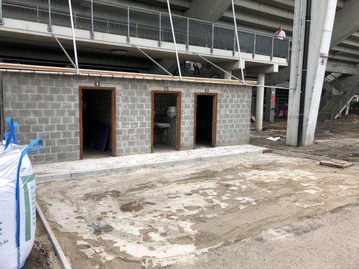 Werken aan Olympisch Stadion K.F.C.O. Beerschot Wilrijk | DCA