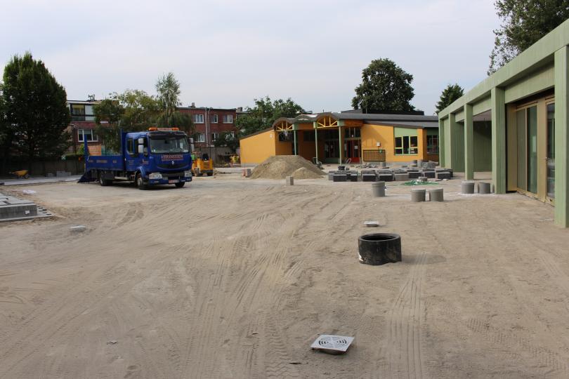 De werf van BSGO Laerhof in Merksem