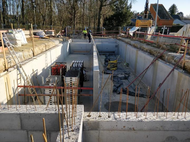 CSM-wand en onderwaterbeton voor bekken in Boutersem CSM-wand en onderwaterbeton voor bekken in Boutersem