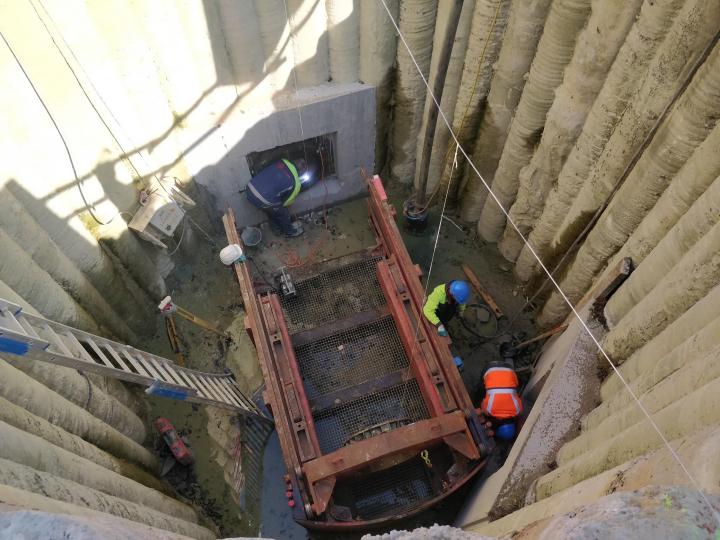 CSM-wand en onderwaterbeton voor bekken in Boutersem CSM-wand en onderwaterbeton voor bekken in Boutersem