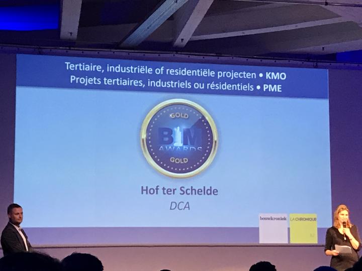 Goud voor DCA op de BIM Awards