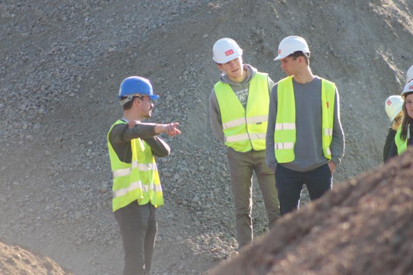 Studenten Bouw van Thomas More bezoeken Infrawerf