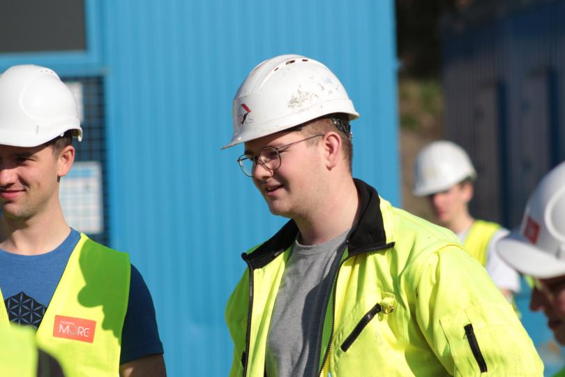 Studenten Bouw van Thomas More bezoeken Infrawerf