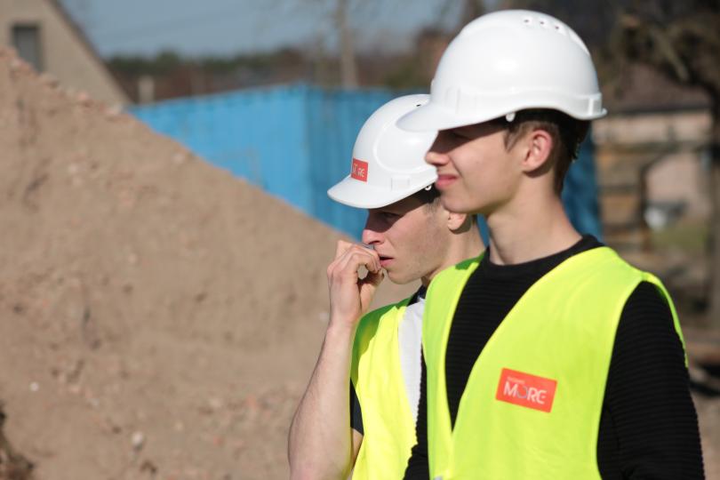 Studenten Bouw van Thomas More bezoeken Infrawerf